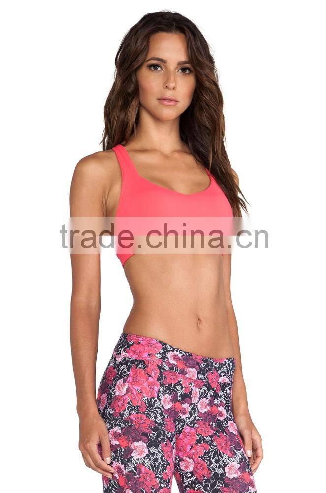 Active Fitness Wear Seamless Sports Bra Strap Yoga Bra