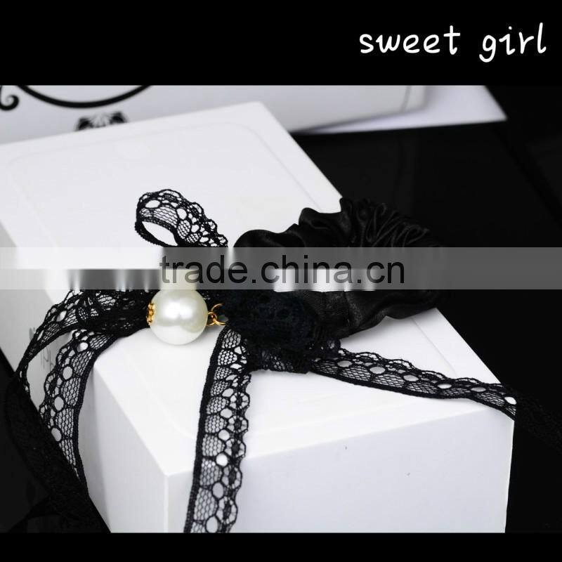 Square Crystal Ponytail Holder Rhinestone Elastic Hair Rope f48