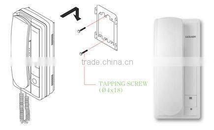 2015 luckarm new style unlock audio doorphone intercom system