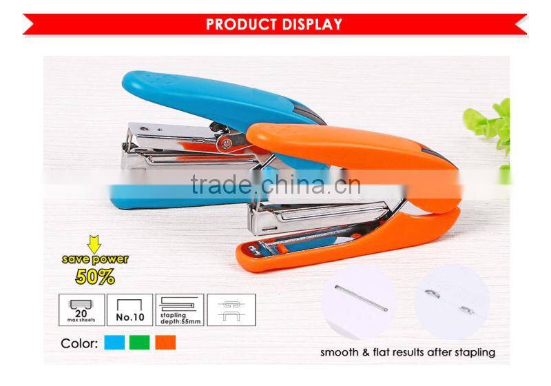 Hot sale labor-saving plastic NO.10 stapler with good quality
