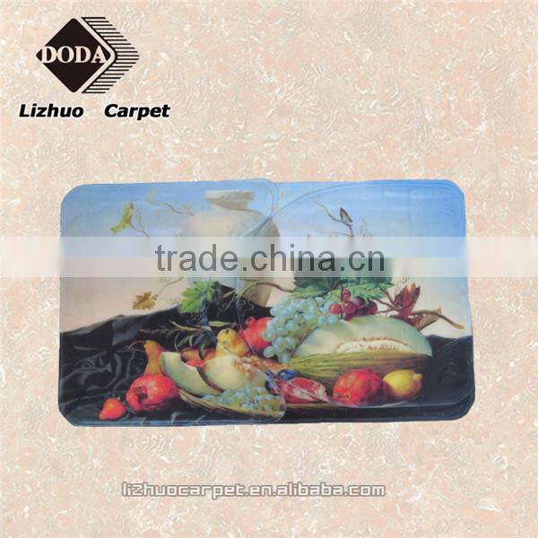 Cheap Newest painted promotional gift non slip bathroom floor mat