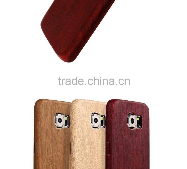 LZB Hot Selling Wood PU Skin Case for Samsung S7,for Samsung Galaxy S7 Wood Case
