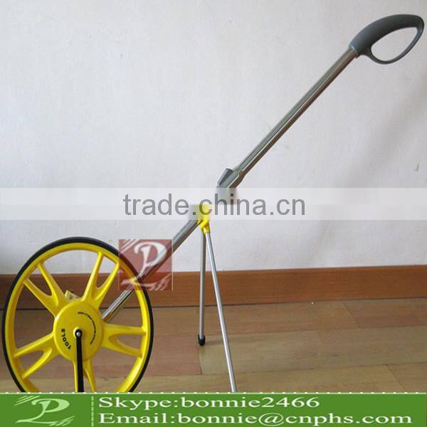 Walking digital distance measuring wheel