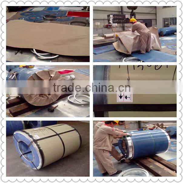 PPGI steel coil with film