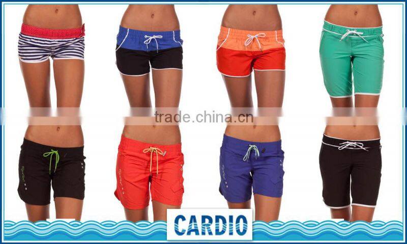 Mystery Pink girls stretch wavefarer stone boardshorts