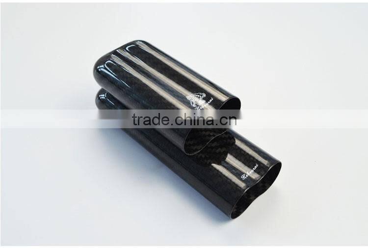 Hot-selling portable best quality travelling pure carbon fiber cigar case cigar packaging for business man