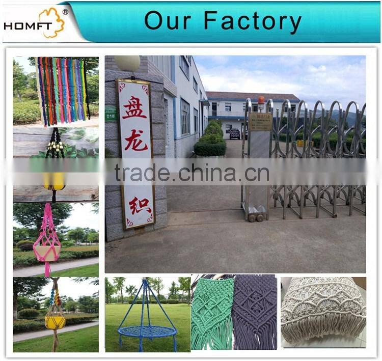 Hot selling macrame wall plant holder for hanging rope