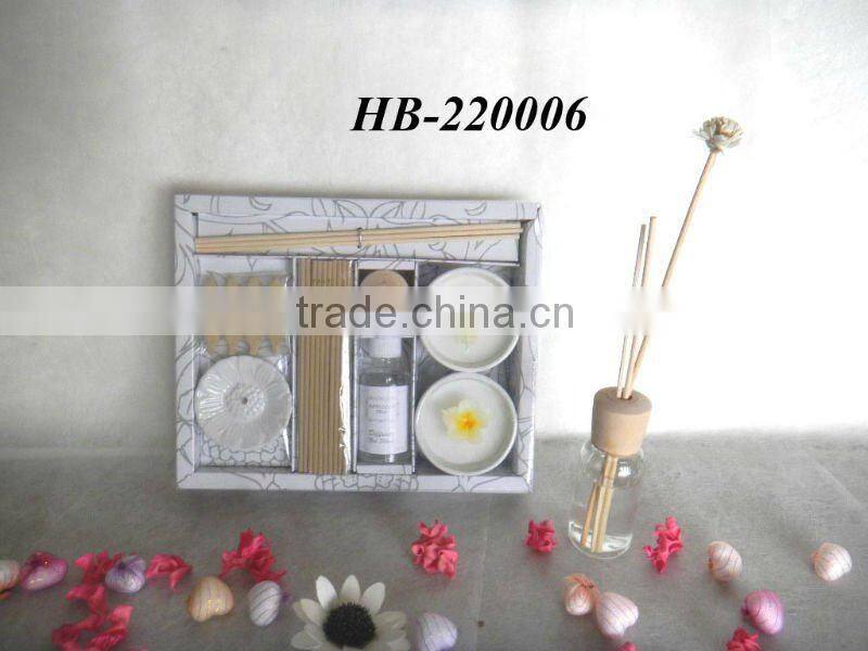 natural fragrance oil diffuser with incense gift set