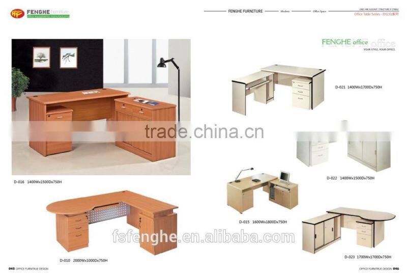 heated 3 person office desk for office furniture D-011A