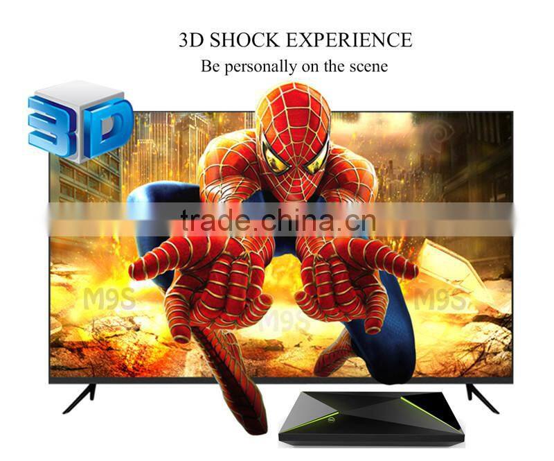 2016 New Arrival M9S Z8 S905 2G 16G Android 5.1 4K TV BOX 2.4G WIFI 1000M LAN Bluetooth KODI