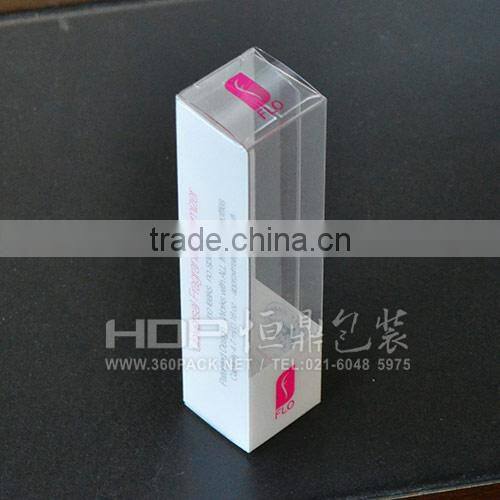 Custom plastic cosmetic packaging box