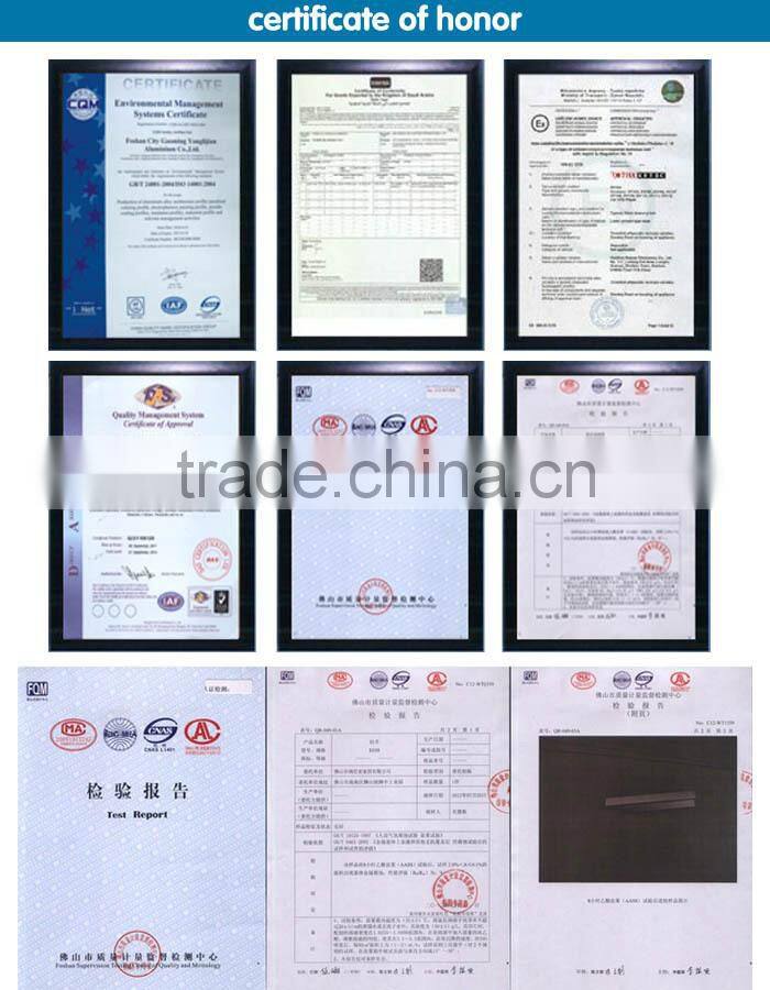 window glass door anodized extrusion aluminum frame