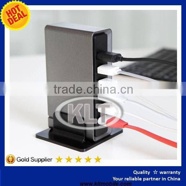 Phone charger station for family user 6 ports/usb with EU/UK/US/AU plug customized design