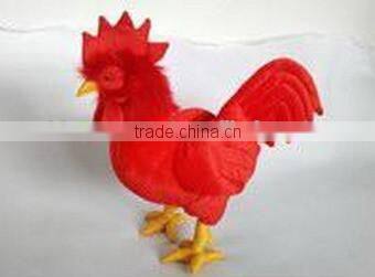 high quality factory wholesale realistic plush standing red cock soft toy stuffed animal toy red standing cock plush toys