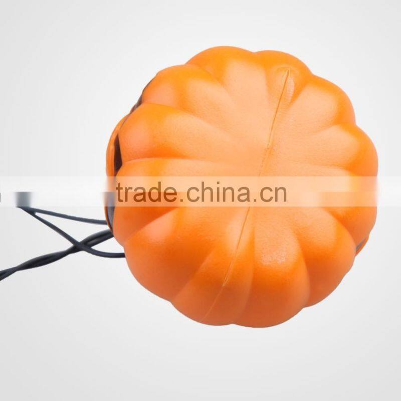 2.5M Halloween Props Haunted House Supplies Bar Decoration 16 LED Pumpkin String Light Fairy lights Festival Lamp