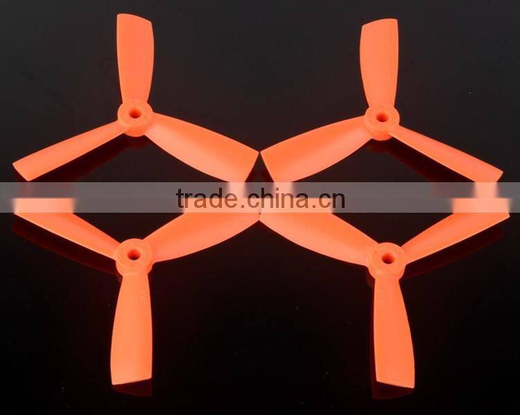 8 pairs packing powerful 4045 CW CCW 4x4.5 inch small plastic 3 blade propeller blades for FPV racing drones