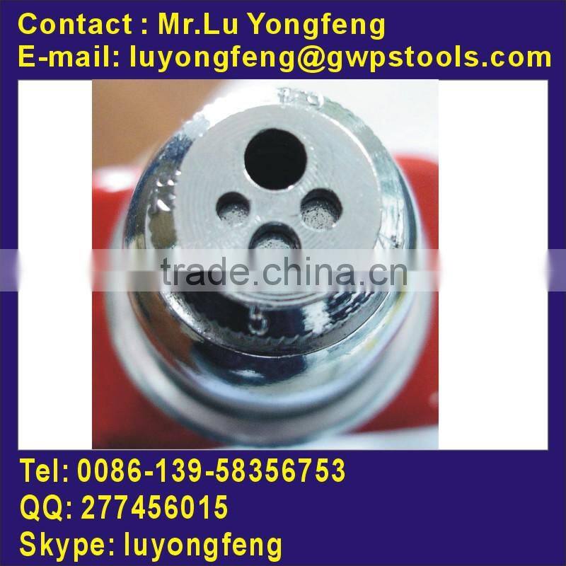 Hand riveter without changing nozzle