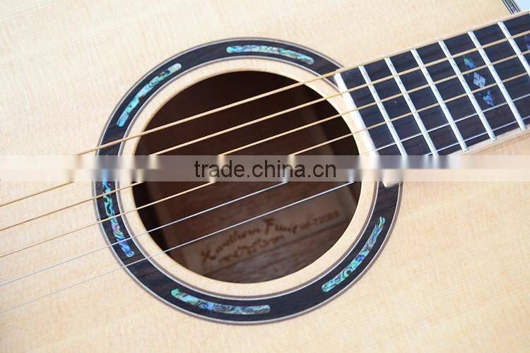 Natural Wood china manufacture acoustic guitar 41'' professional instrument for sale (HF-720SS)