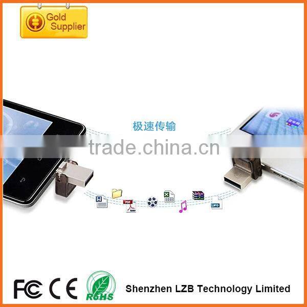high capacity hot sale universal otg 32gb usb flash drive, Portable OTG usb flash 32gb