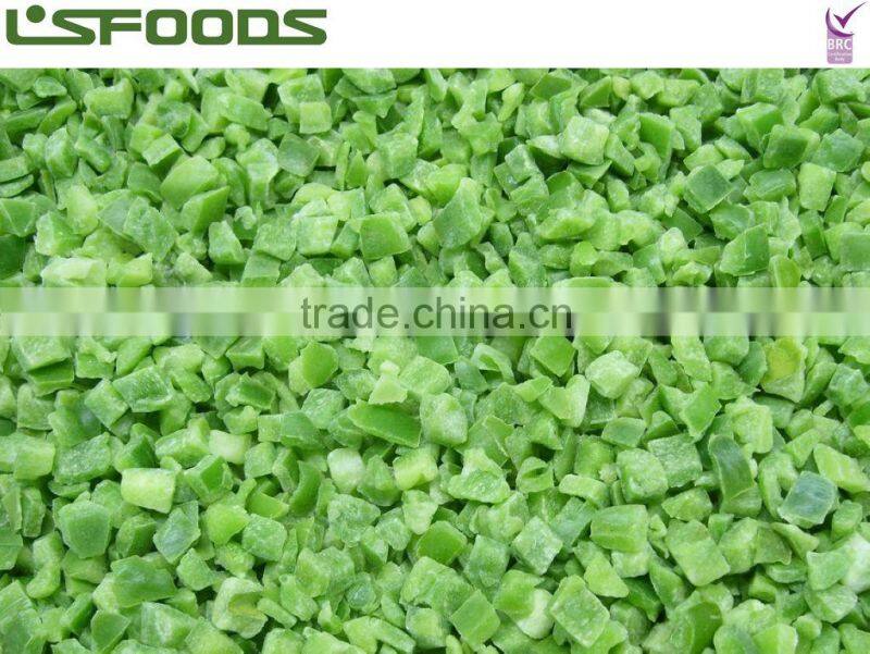 frozen green Pepper whole/cube/clice/dice