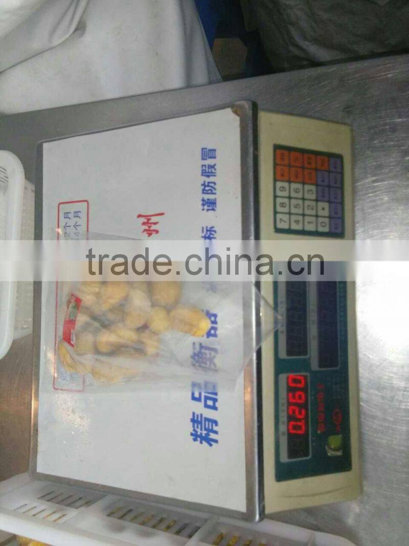 2015 good price of peeled chestnut packing with vaucum bag in china