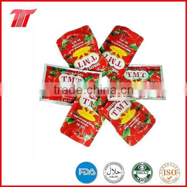 low price 56g sachet tomato paste for American market