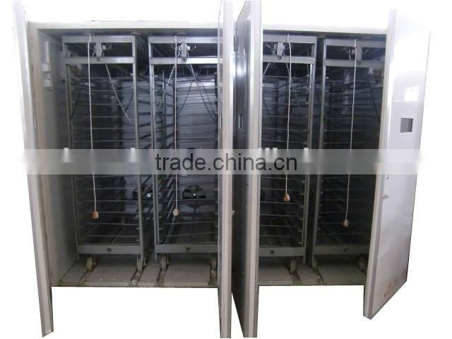 Good quality holding 19712 chicken eggs incubator and full automatic egg hatching machine made in China