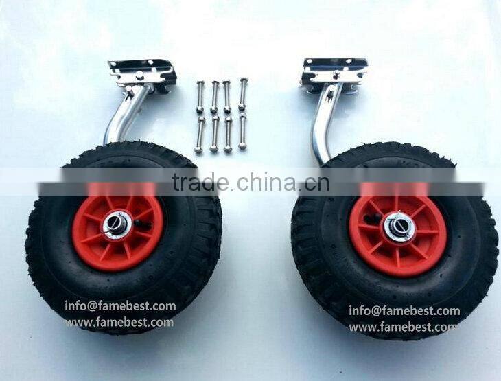 inflatable boat launching wheels