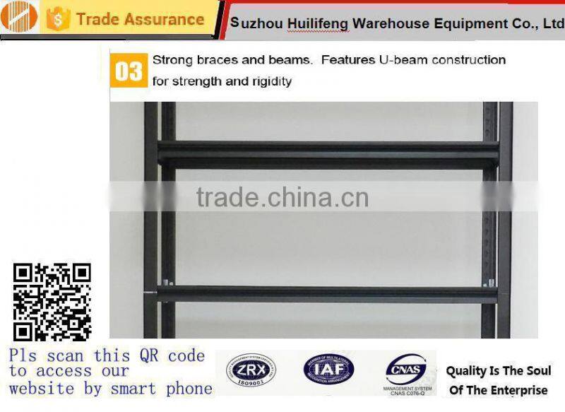 Light Duty Boltless Steel Shelving With 5 Tier And Hidden Keyhole / Rivet Rack