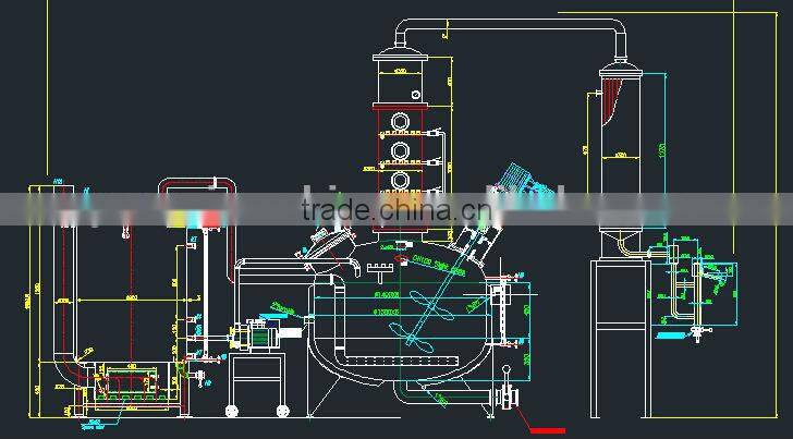 Copper Distillation Equipment With 8'' Reflux Column