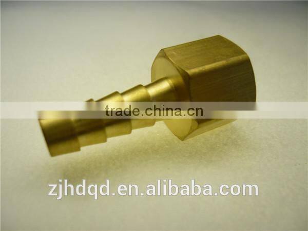 brass male hose barb swivel fitting/tube fitting
