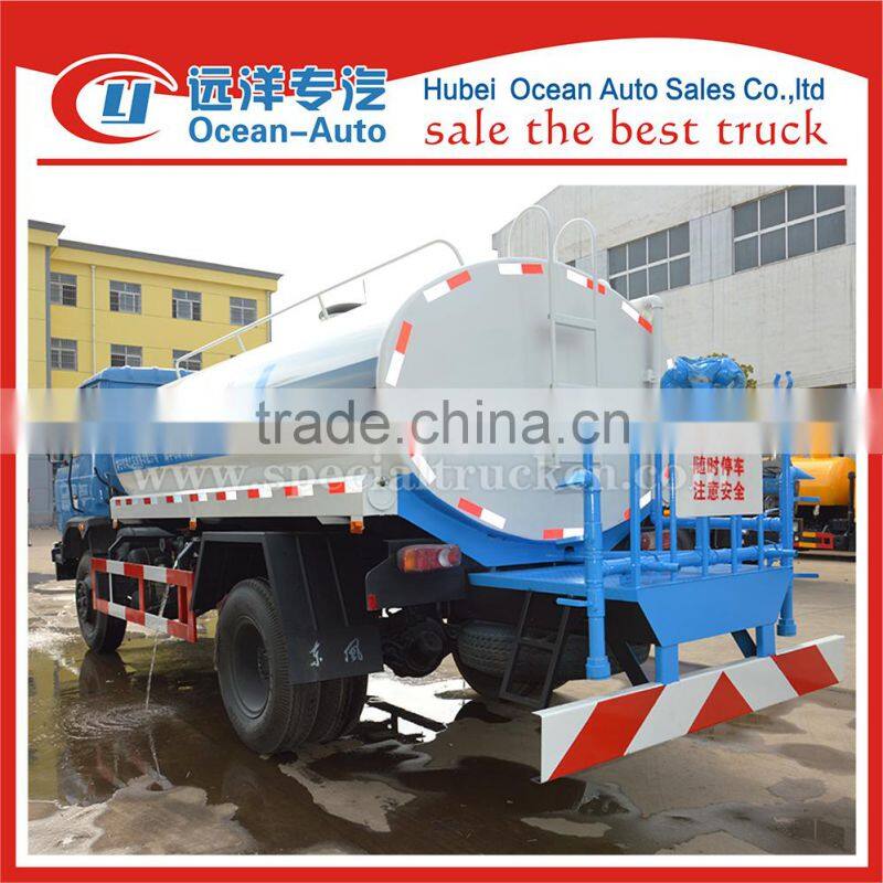 Dongfeng 4X2 manual gearbox 10000L water tankers price