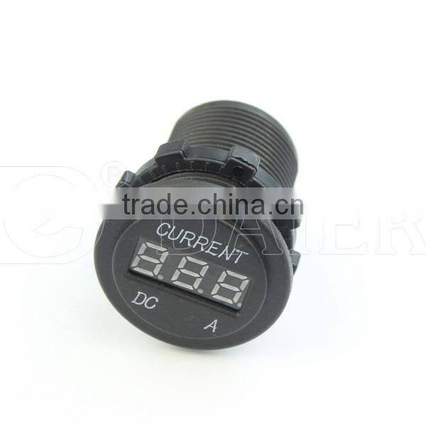 Ammeter Power Outlet Car Lighter Socket with Nut