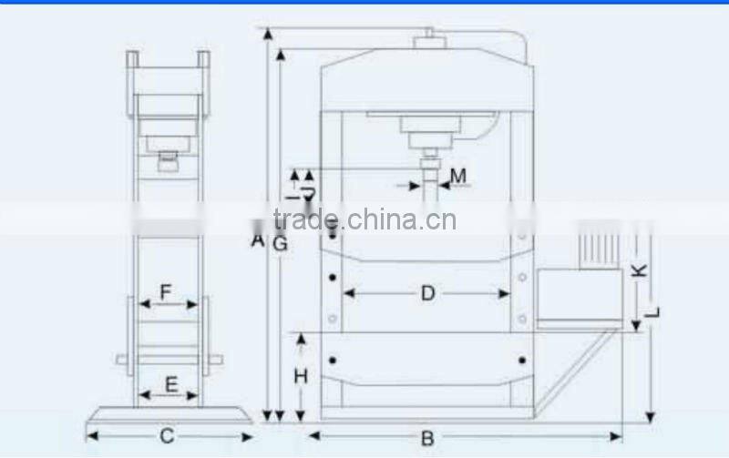 63 Ton Capacity / Hydraulic Press / MDY-63