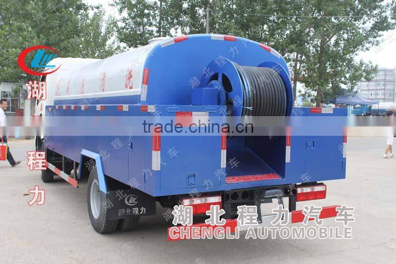 DongFeng high pressure washing tank truck