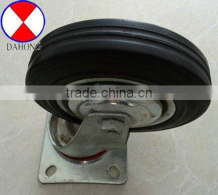 6 inch garbage bins rubber caster,