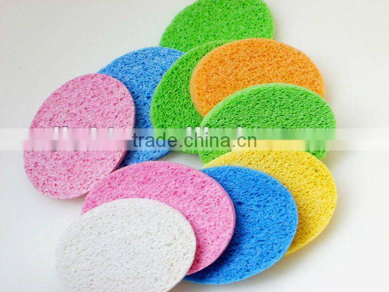 Natural cellulose facial sponge