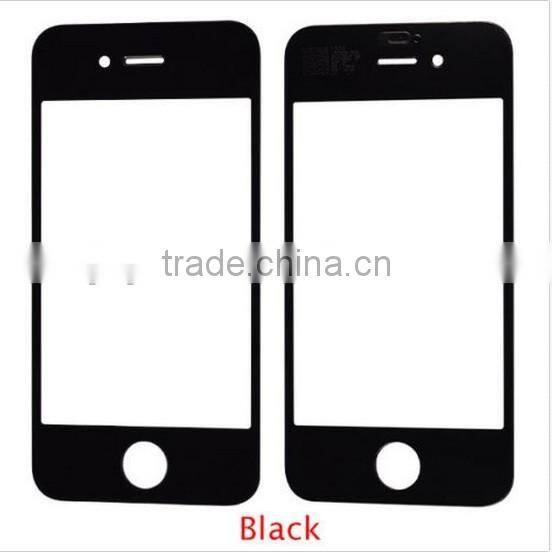 high quality For iphone 4 lcd front cover, for iphone4/4s front glass