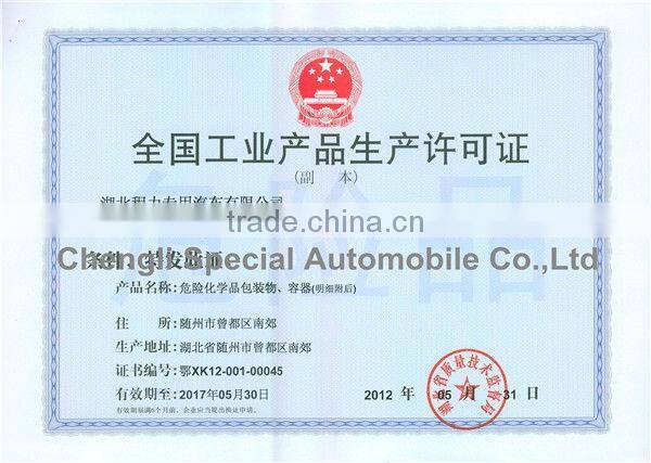 4x2 Dongfeng 15000 litres carbon steel fuel tanker truck