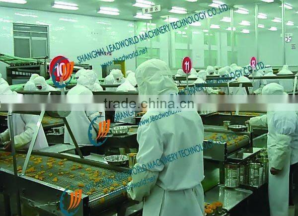 Canned Mushroom Automatic Rotary Weighing Type Solid Filling System