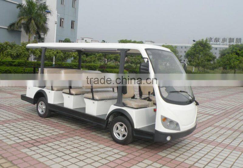 Popular elegant appearance battery operated tourist car electric mini bus