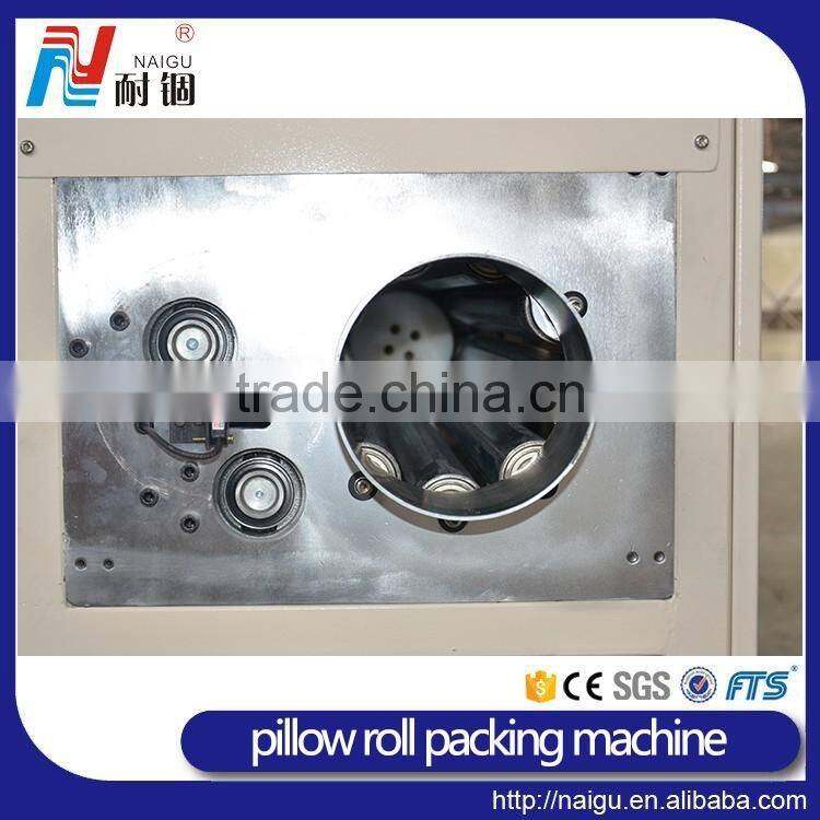 China NaiGu factory manufacturing textile pillow roll packing machine