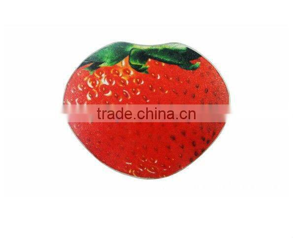 Unique shape glass chopping block