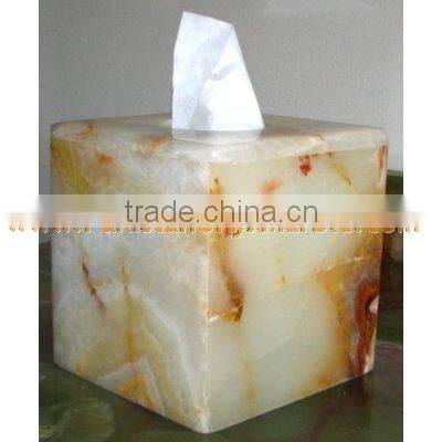 GOOD QUALITY ONYX TISSUE PAPER BOXS HANDICRAFTS