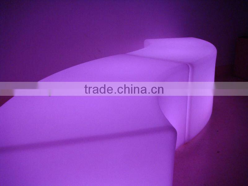 Outdoor Used Party Furniture New led hotel table LED Hotel Bar table