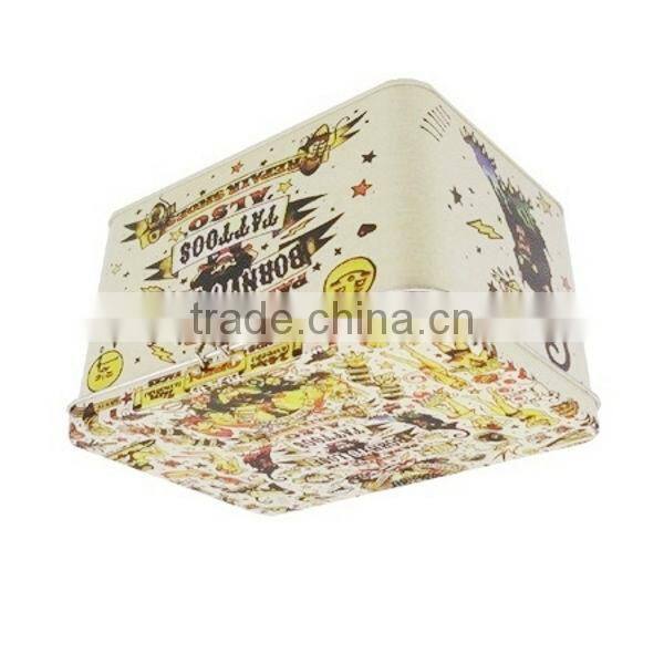 rectangular hot sale tin gift box