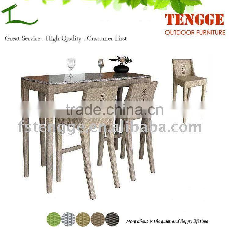 TG15-0065 Indoor and outdoor rattan bar set