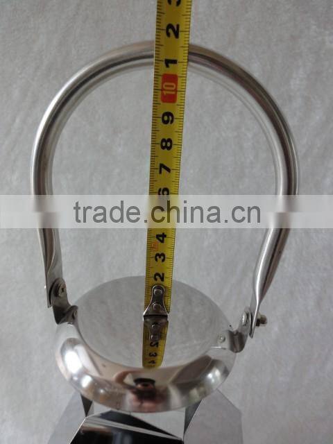 set of 3 stainless steel candle lantern