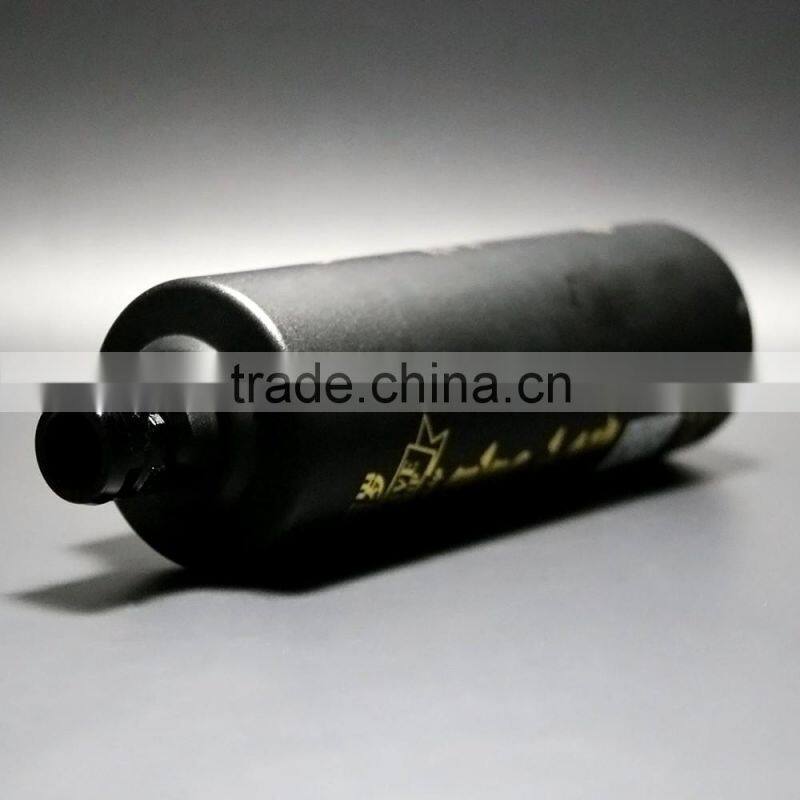 black Raw material matte glass black wine bottle