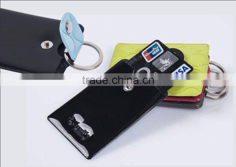 Promotion gifts keyring wallet ,place card holder,key wallet holder